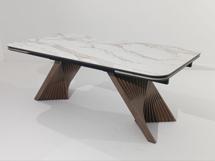 Стол М-СИТИ Стол МАНХЭТТЕН 200 DRAC COLD XLIM, керамика / Орех Карни натуральный М-City арт. 480M06203