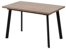 Стол М-СИТИ Стол КАНЗАС 120 ДУБ КУНЕО / Черный каркас арт. 480M06047