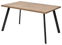 Стол М-СИТИ Стол БРИК М (BRICK M) 120 Дуб Канзас/ Черный арт. DEDBRICKMOAKKAN120