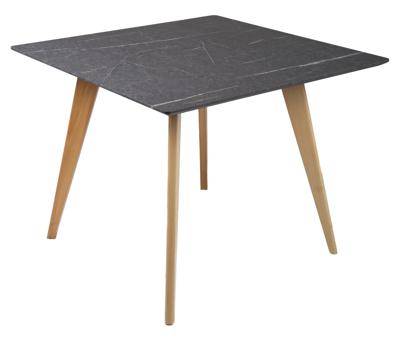 Стол R-Home Стол Лунд квадратный 960*960 Мрамор Графит арт. 40033006h_мргр