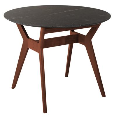 Стол R-Home Стол Нарвик д.860 мрамор Графит Темный орех арт. 400330171h_мргр