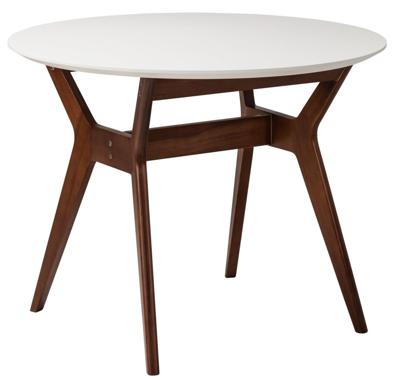 Стол R-Home Стол Нарвик д.960 Белый Темный орех арт. 400330183h_бел