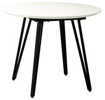 Стол R-Home Стол Диего d860 белый со скосом арт. 41042503h_R_бел