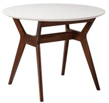 Стол R-Home Стол Нарвик д.960 Белый Темный орех арт. 400330183h_бел