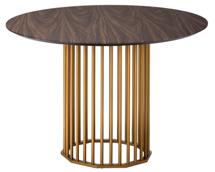 Стол R-Home Стол обеденный Patrik  д.110 Американский орех /Золото арт. 41031141h