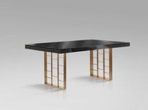 Стол Schuller Vita Обеденный стол антрацит-розовое золото 200 арт. 265511