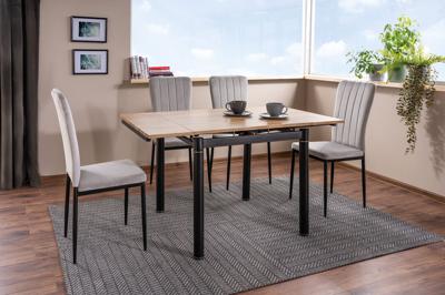 Стол Signal Стол обеденный Signal GD-082 80 раскладной (дуб артизан/черный) арт. GD082DAC80