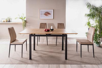 Стол Signal Стол обеденный Signal GD-017 110 раскладной (дуб артизан/черный) арт. GD017DAC110