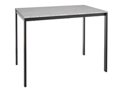 Стол Signal Стол обеденный Signal MARIO 100 (эффект белого мрамора/черный) арт. MARIOBMAC100