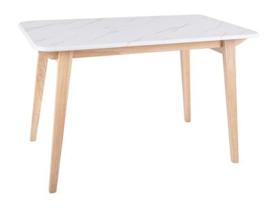 Стол Signal Стол обеденный Signal MARCUS 120 (эффект белого мрамора/дуб) арт. MARCUSBMAD120
