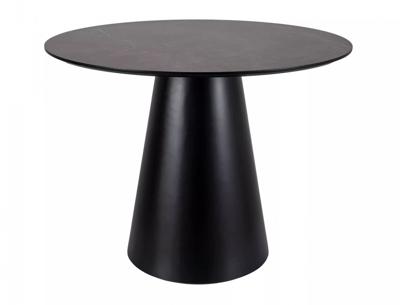 Стол Signal Стол обеденный Signal ANGEL 100 (эффект серого мрамора/черный) арт. ANGELSZCFI100