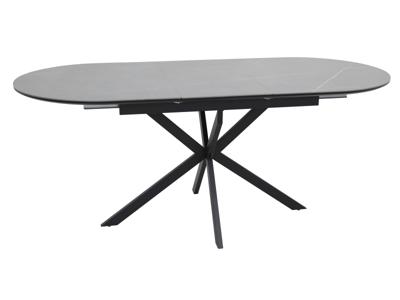 Стол Signal Стол обеденный Signal GASTON Ceramic 140 (серый/черный) арт. GASTONSZC140