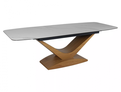 Стол Signal Стол обеденный Signal DOLCE CERAMIC раздвижной (белый/дуб) арт. DOLCEBD180