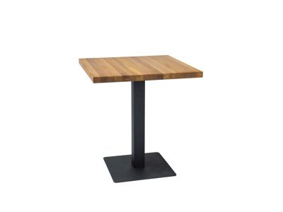 Стол Signal Стол обеденный SIGNAL PURO дуб/черный 70/70 арт. PUROLAMD70