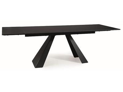 Стол Signal Стол обеденный SIGNAL SALVADORE Ceramic Sahara Noir черный/черный мат 160-240/90 арт. SALVADORECC160