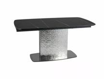 Стол Signal Стол обеденный Signal MONCLER Ceramic 160 раскладной (Sahara Noir черный/сталь) арт. MONCLERCC160