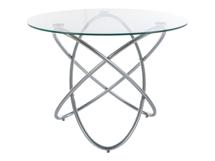 Стол Signal Стол обеденный Signal ORBIT 100 (прозрачный/хром) арт. ORBITTCHFI100