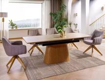 Стол Signal Стол обеденный Signal MONACO 160 (травертин/дуб) арт. MONACOSZTRC160