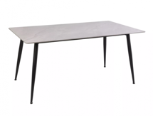 Стол Signal Стол обеденный Signal RION 160 (серый лак/черный) арт. RIONSZC160