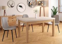 Стол Signal Стол обеденный Signal PRESTO 140 (кашемир/дуб кремона) арт. PRESTOKADCT140