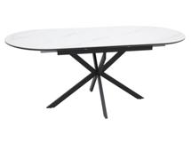 Стол Signal Стол обеденный Signal GASTON Ceramic 140 (белый/черный) арт. GASTONBC140