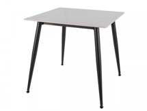Стол Signal Стол обеденный Signal RION 80 (белый лак/черный) арт. RIONBC80