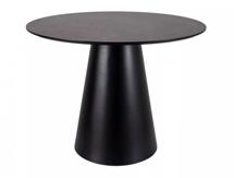 Стол Signal Стол обеденный Signal ANGEL 100 (эффект серого мрамора/черный) арт. ANGELSZCFI100