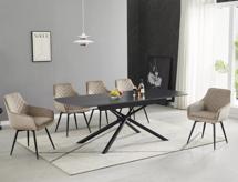 Стол Signal Стол обеденный Signal VECTOR Ceramic 180 (черный/черный) арт. VECTORC180