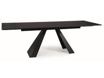 Стол Signal Стол обеденный SIGNAL SALVADORE Ceramic Sahara Noir черный/черный мат 160-240/90 арт. SALVADORECC160
