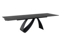 Стол Signal Стол обеденный SIGNAL DIUNA Ceramic Sahara Noir черный мрамор/черный мат 160-240/90 арт. DIUNACC160