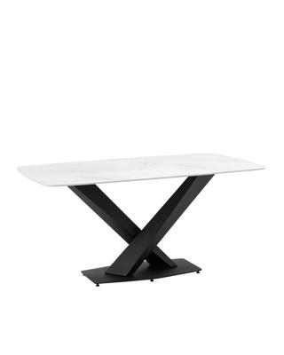 Стол Stool Group Стол обеденный Belle 160х90 белый мрамор арт. УТ000038274