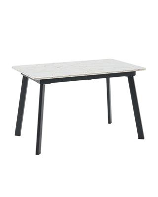 Стол Stool Group Стол Batu new 120-160/80/76 столешница ЛМДФ азул оникс подстолье металл черный арт. УТ000041937