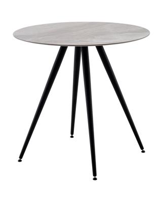 Стол Stool Group Стол Ники круглый столешница керамика Italian light grey 800 арт. УТ000041255