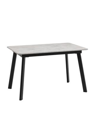 Стол Stool Group Стол Batu new 120-160/80/76 столешница ЛМДФ ароза светлая подстолье металл черный арт. УТ000041938