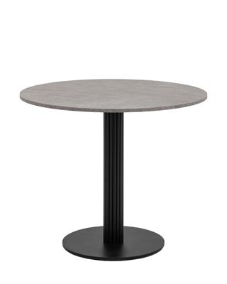 Стол Stool Group Стол круглый Фризбин D90, столешница МДФ сегни темный, основание металл черный арт. УТ000041629