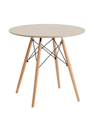 Стол Stool Group Стол Eames DSW NEW D80 бежевый арт. УТ000038040