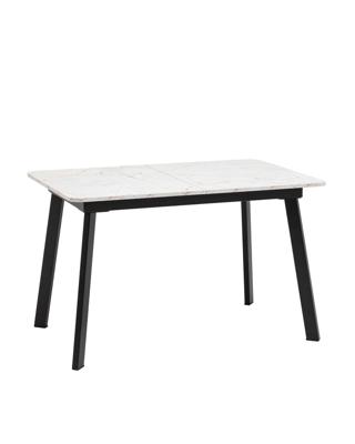 Стол Stool Group Стол Batu new 120-160/80/76 столешница ЛМДФ азул оникс подстолье металл черный арт. УТ000041937