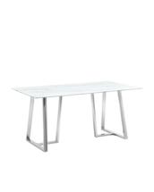 Стол Stool Group Стол обеденный Даллас 160*90 белый стеклянный арт. УТ000002668