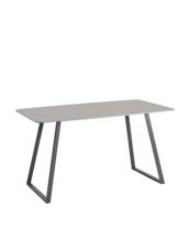 Стол Stool Group Стол обеденный Vermont 140*80 см  керамика темная ножки серые арт. УТ000040512