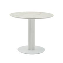 Стол Stool Group Стол круглый Терралино D90 верх керамика белый матовый, основание металл белый арт. УТ000041595