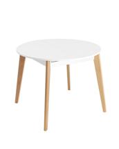Стол Stool Group Стол Rondo 100-135*100 бук/белый арт. УТ000035280