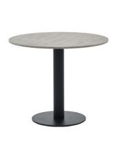 Стол Stool Group Стол круглый Фризбин D90, столешница МДФ сегни темный, основание металл черный арт. УТ000041629