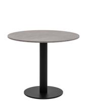 Стол Stool Group Стол круглый Фризбин D90, столешница МДФ сегни темный, основание металл черный арт. УТ000041629