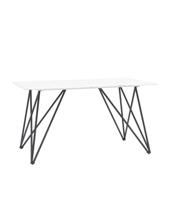 Стол Stool Group Стол обеденный Сакраменто 140*90 белый стеклянный арт. УТ000002669