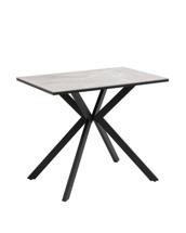 Стол Stool Group Стол Мармер мини нераскладной 90х60х75 см, столешница IT.MID.GRAY, подстолье металл черный арт. УТ000042617