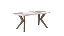 Стол Stool Group Стол обеденный Weatte 180х100 см керамика мрамор шпон ореха арт. УТ000042605