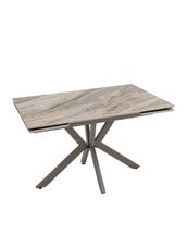 Стол Stool Group Стол Marmer 120-180/80/76, столешница МДФ16/керамика Venetian Br.Lt, подстолье металл латте (двойной артикул) арт. УТ000043044