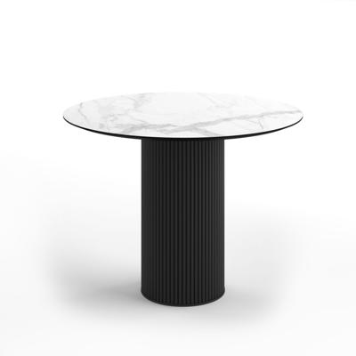 Стол Top concept Стол круглый Nolan 100, керамика матовая, белая арт. 14320