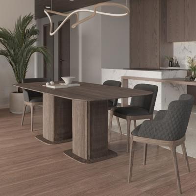 Стол Top concept Стол прямоугольный Denver 270, шпон, две опоры дерево арт. 22817