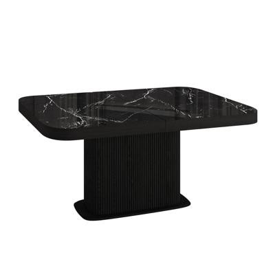 Стол Top concept Стол прямоугольный раскладной Denver (180+40), керамика глянцевая, опора дерево арт. 25092